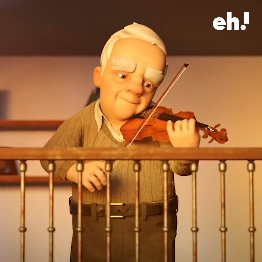 Eh - La historia de Hermann. Precioso cortometraje viral. 😰💘 | Facebook