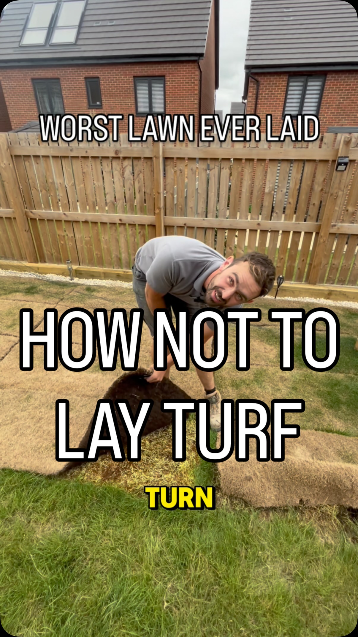 COWBOYS DESTROYED THIS LAWN 😱. A client came to me last year asking if ...