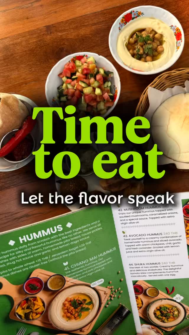 Time to eat. Let the flavors speak. Reserve your table at Hummous ...