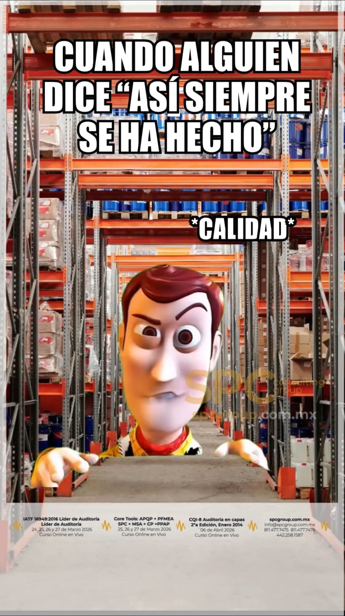 ¿𝗤𝘂𝗲́ 𝗮𝗰𝗮𝗯𝗮𝘀 𝗱𝗲 𝗱𝗲𝗰𝗶𝗿? 😡 ¡No olvides nuestro curso de ISO 45001:2018 ...