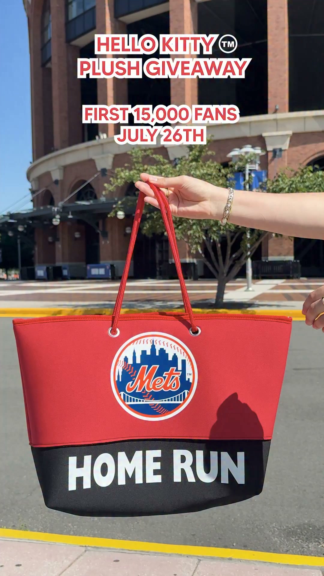 It's Hello Kitty Day at Citi Field on Sunday! The first 15,000