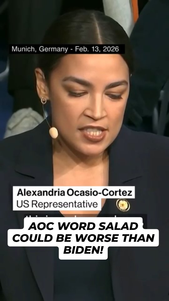 Could AOC be worse than Biden in the “word salad” category? At the ...