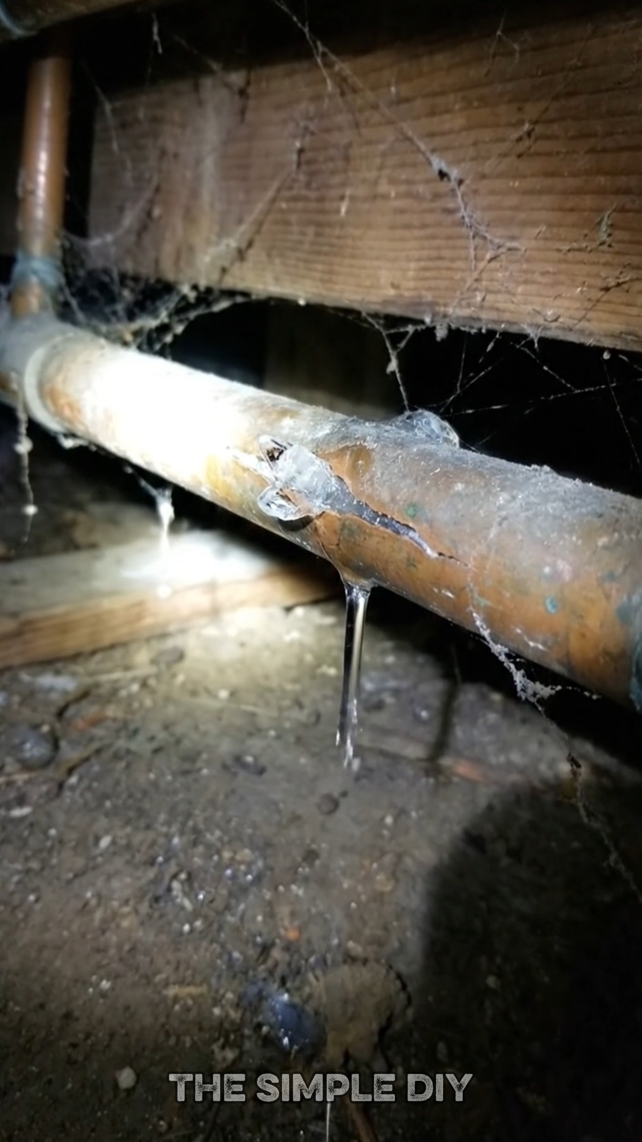 The calm before the disaster... 🥶 ️ This pipe is a ticking time bomb ...