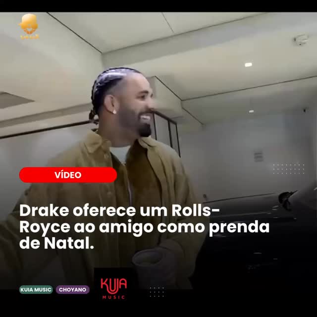 Drake presenteou o amigo Ben com um Rolls-Royce como prenda de Natal ...