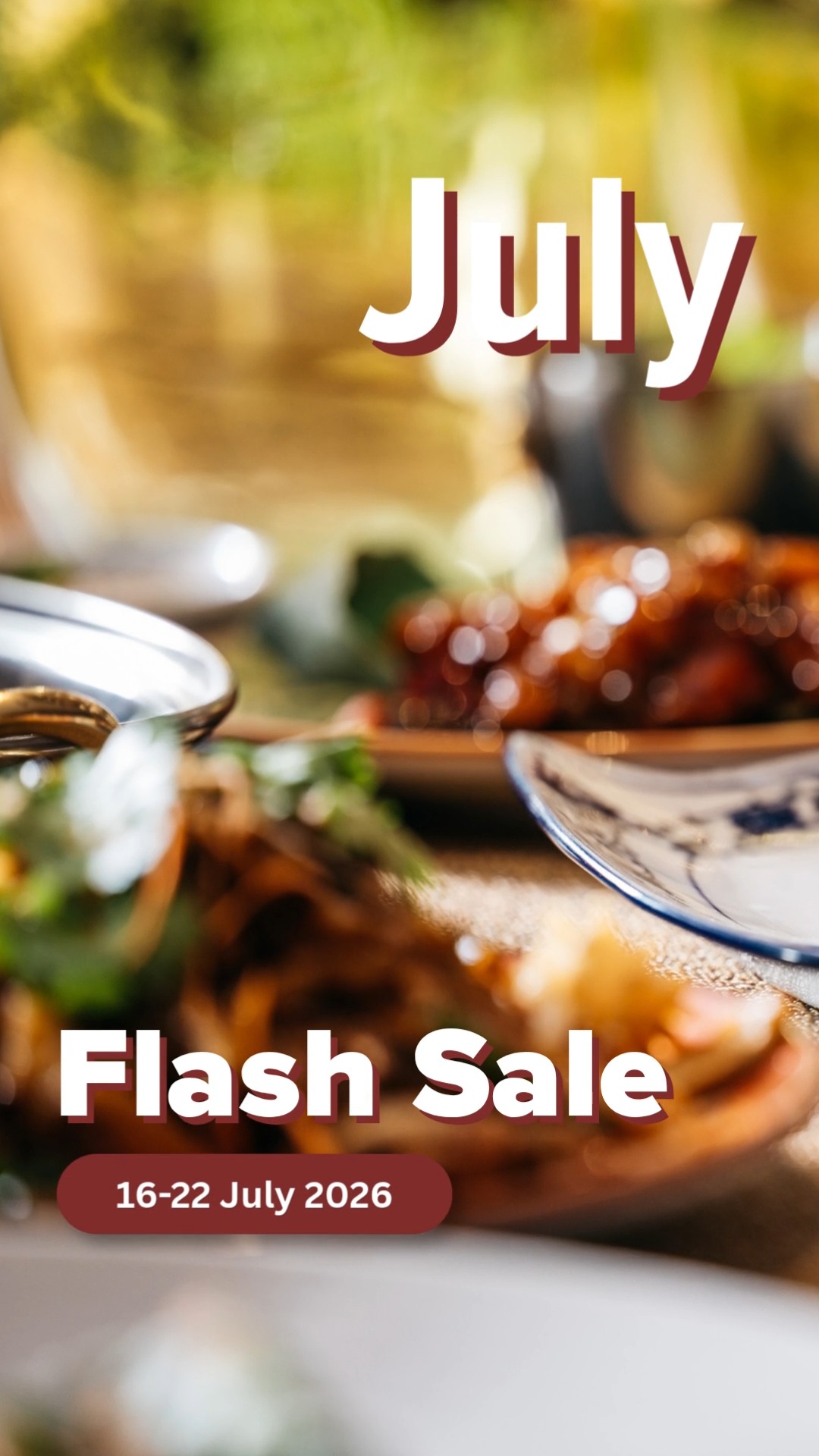 🎉 JULY'S FLASH SALE IS HERE! 🎉 Get ready to indulge in your