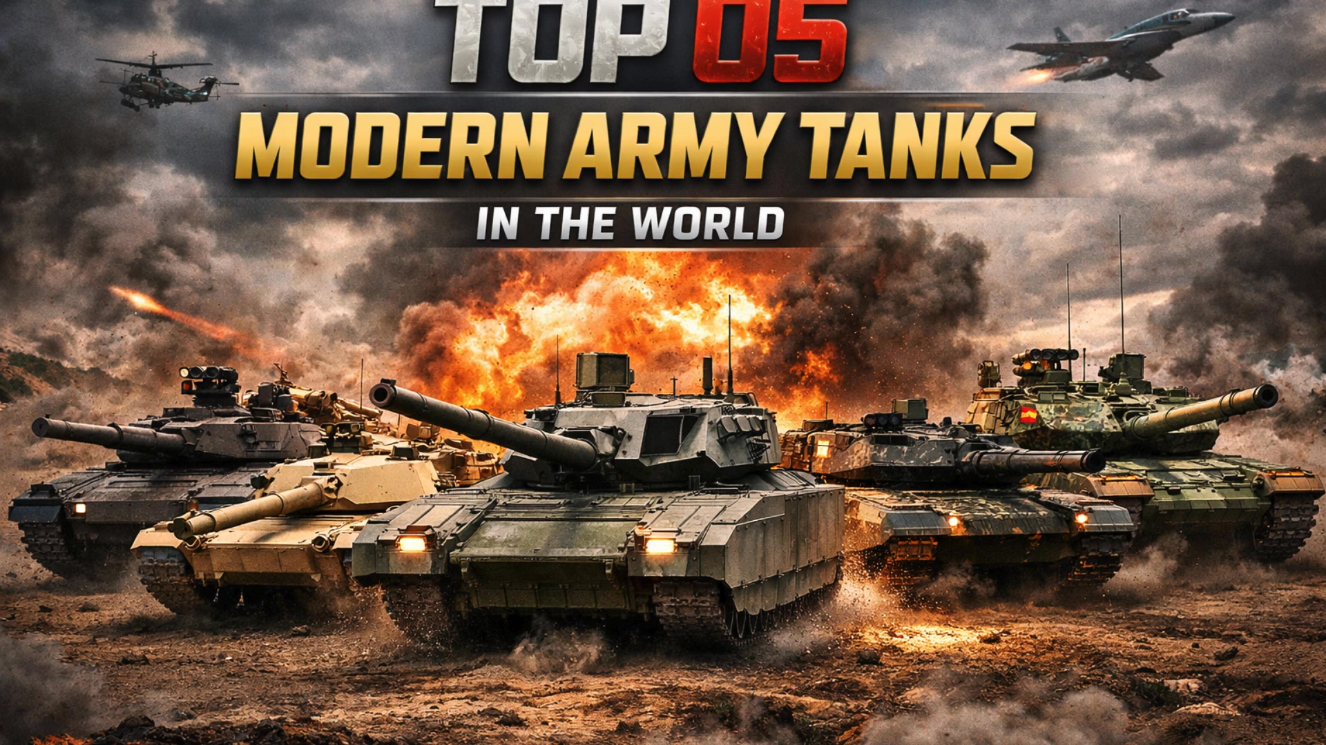 Top 05 Modern Army Tanks In The World #usa #facts #facebookreels # ...