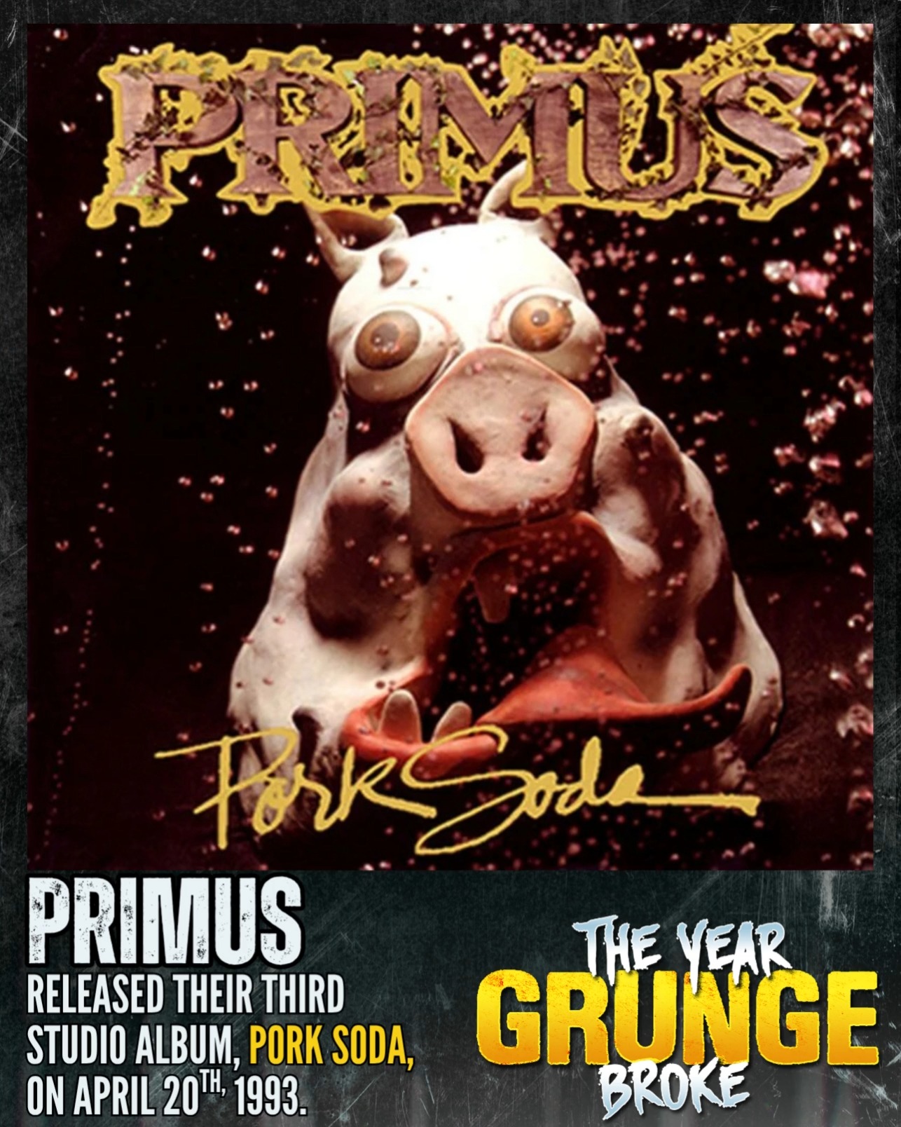 ON THIS DAY, April 20th, 1993, PRIMUS released their third studio