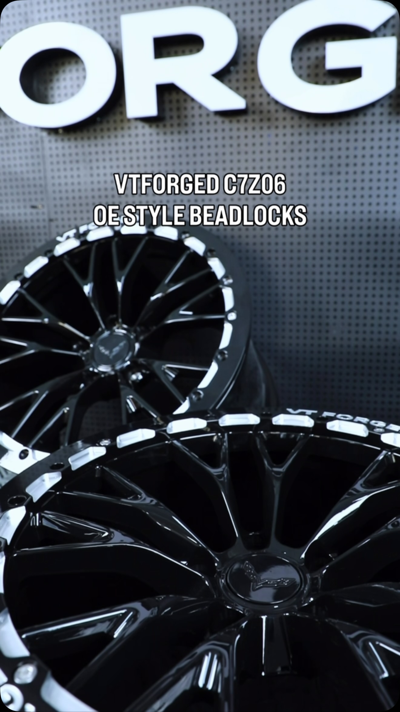 VTFORGED C7Z06 OE Style Beadlocks out the door for Devins Z06