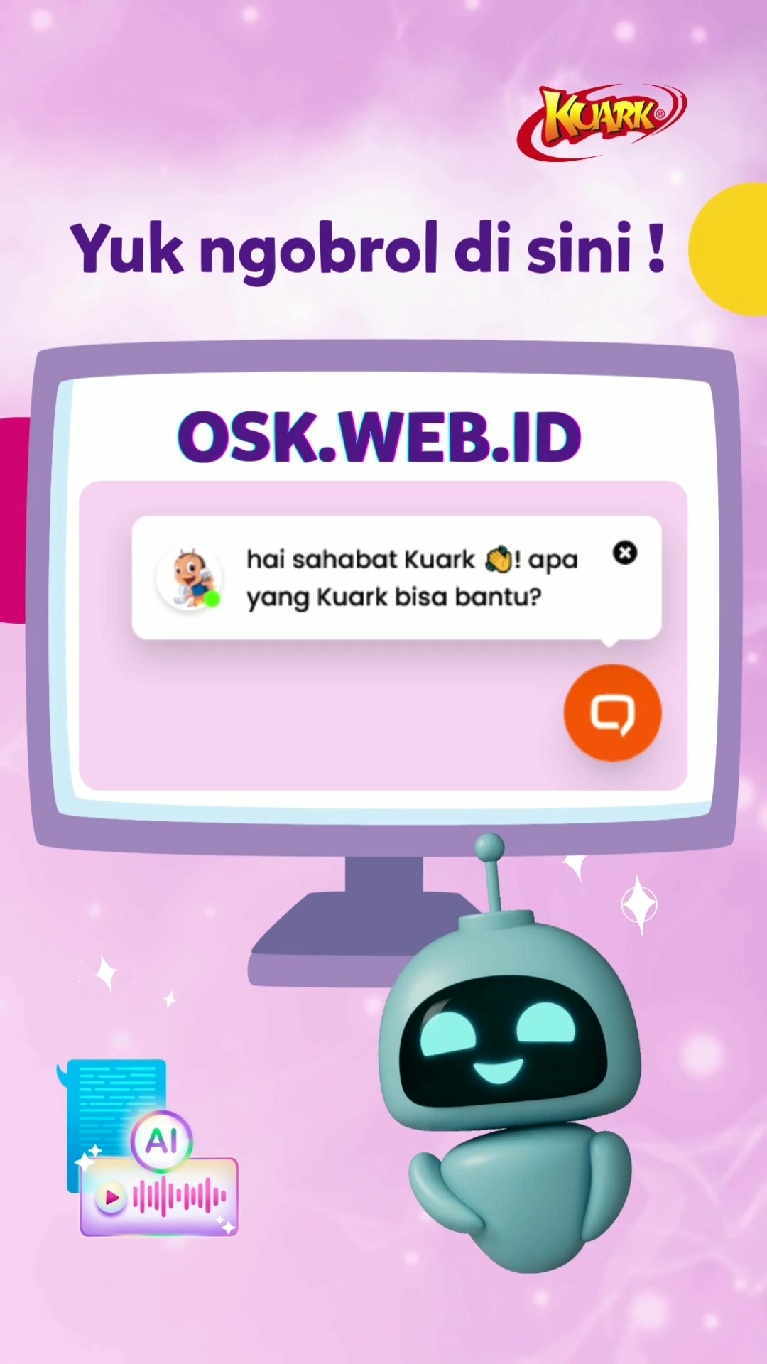 Olimpiade Sains Kuark Ingin tahu lebih banyak tentang OSK 2026? Chat di ...