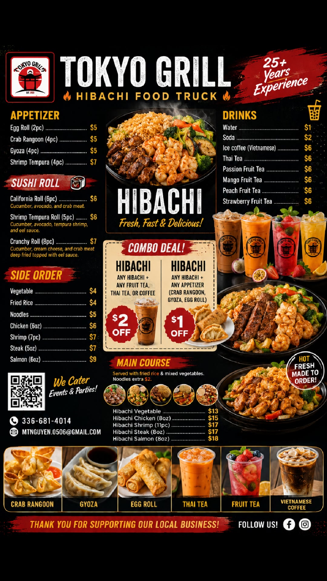 Not just food we cook with love and passion! | Tokyo Grill