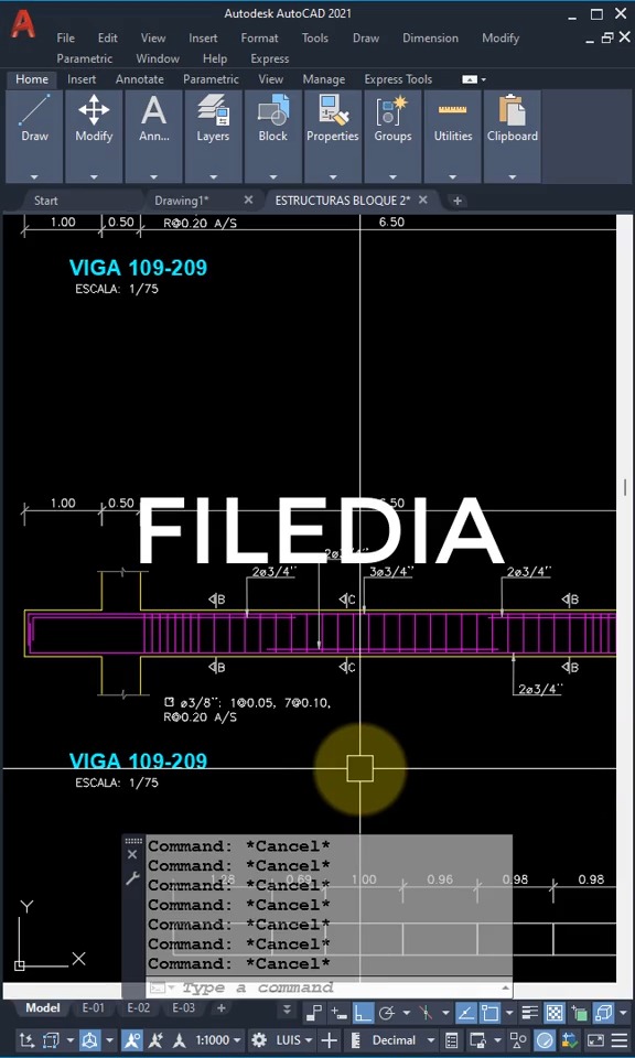 Variables de Sistema Autocad FILEDIA #ingenieriafacil #LuisCardenas # ...