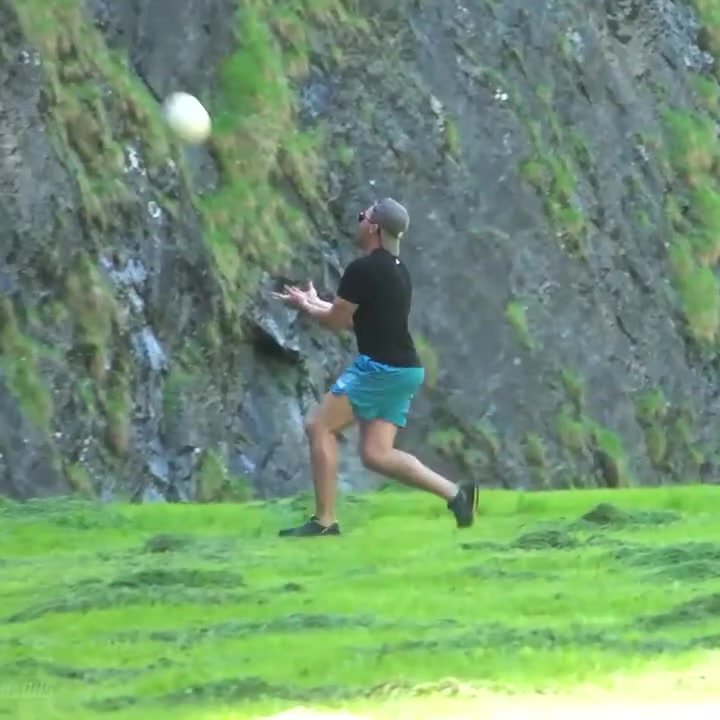 165m Catch Ft Beach Ball & Massive Dam #reels #fun #challenge #funny # ...