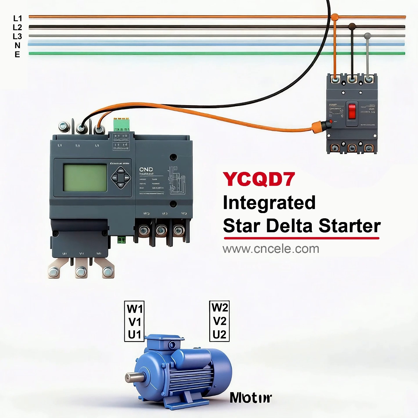 YCQD7 Integrated Star-Delta Starter wiring setup made easy. This ...