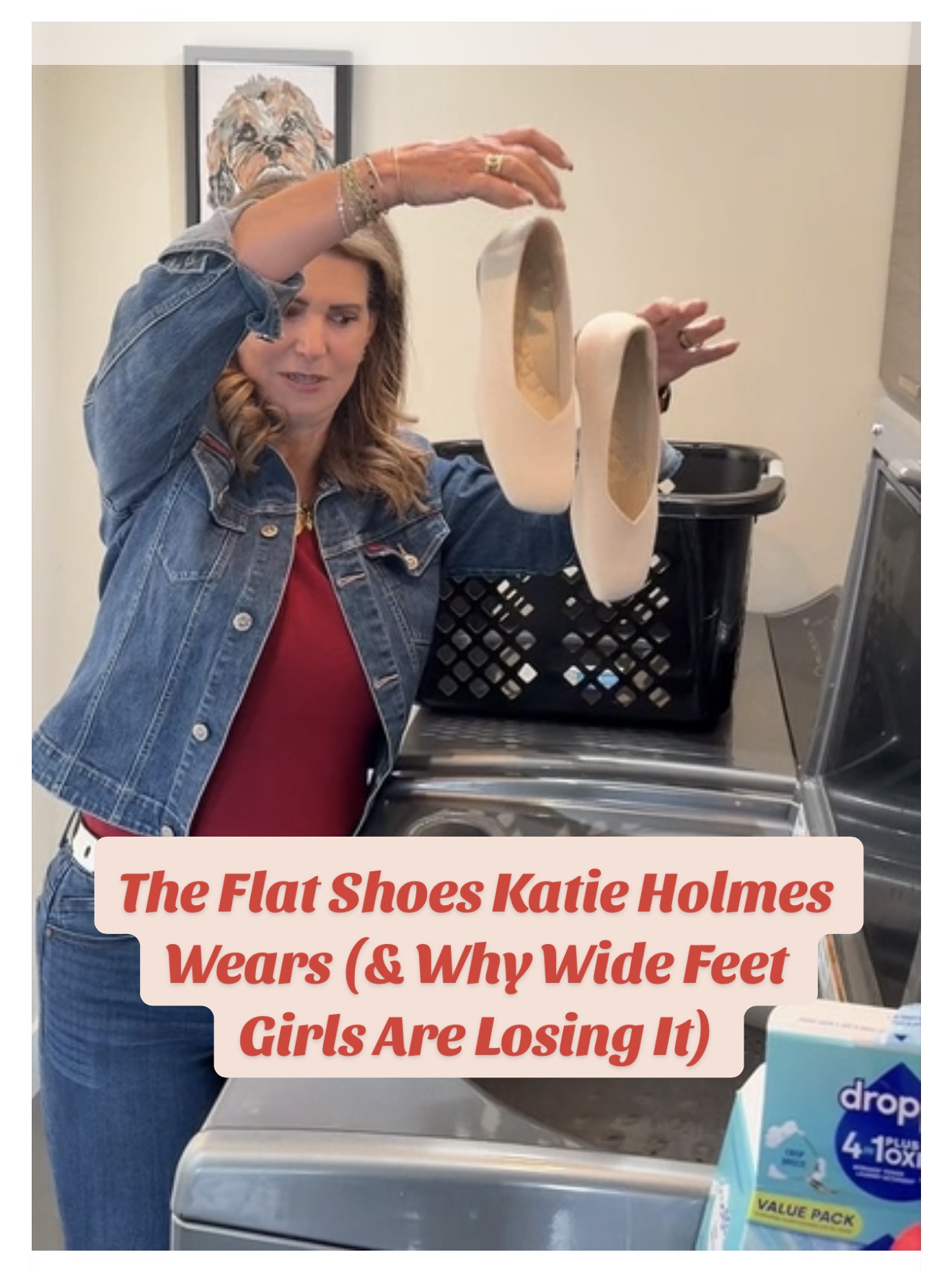 Saw Katie Holmes wearing these flats while scrolling and went 