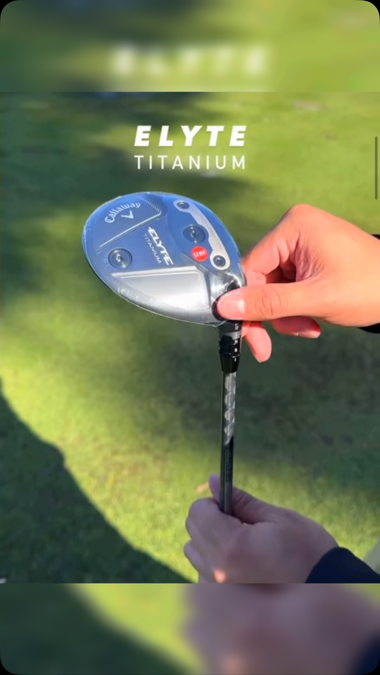 CALLAWAY ELYTE TITANIUM ? HIGH launch. LOW spin. Callaway Elyte 