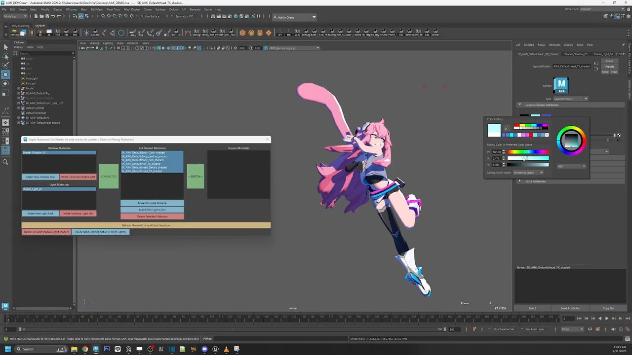 Maya Viewport 2.0 Simple Cel Shader Tool | 80 Level