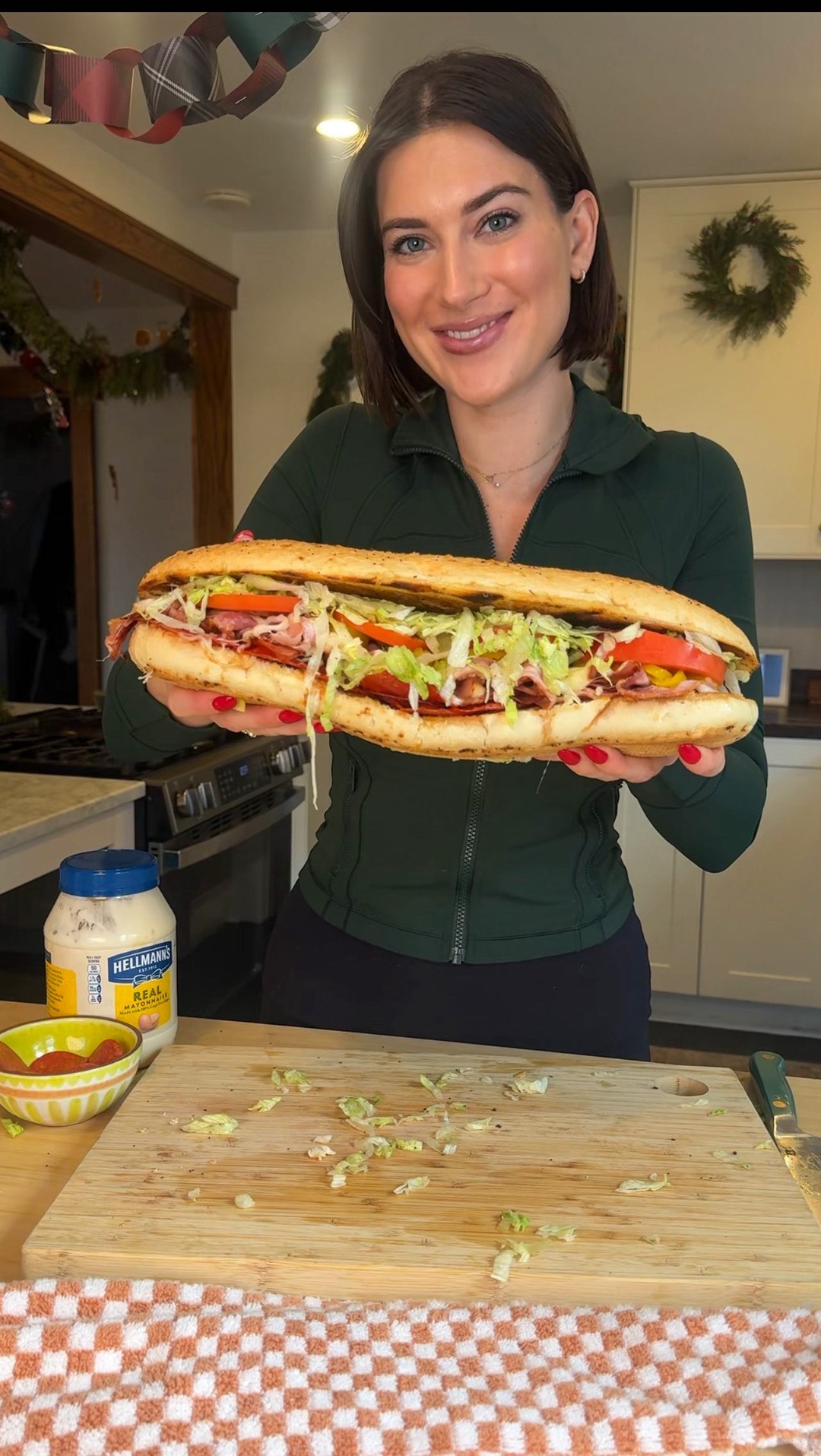 toasted italian sub time 🥖🔥 Ok hear me out. @hellmannsmayonnaise as the ...