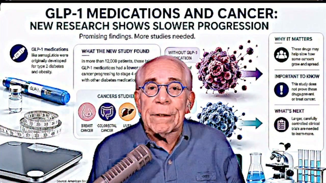 GLP-1 medications linked to reduced progression of several cancers., Medications originally developed to treat type 2 diabetes and obesity may have another surprising benefit. Cleveland Clinic 