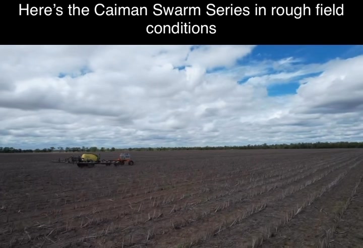 CAIMAN SWARM SERIES FITTED OUT WITH WEEDIT QUADRO!! Take your spraying ...