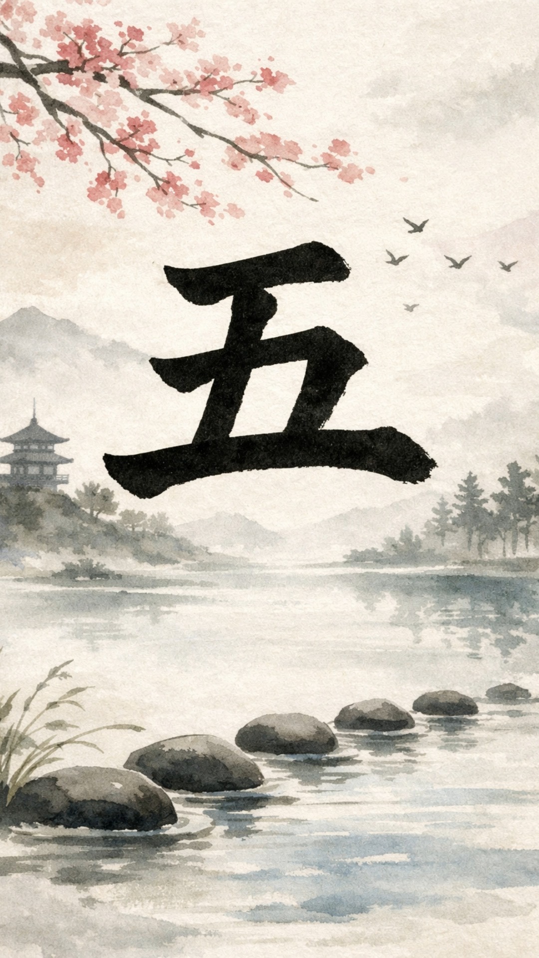 🇯🇵 KANJI DEL DÍA: 五 (Cinco) ¡Llegamos a la mitad de los números básicos ...