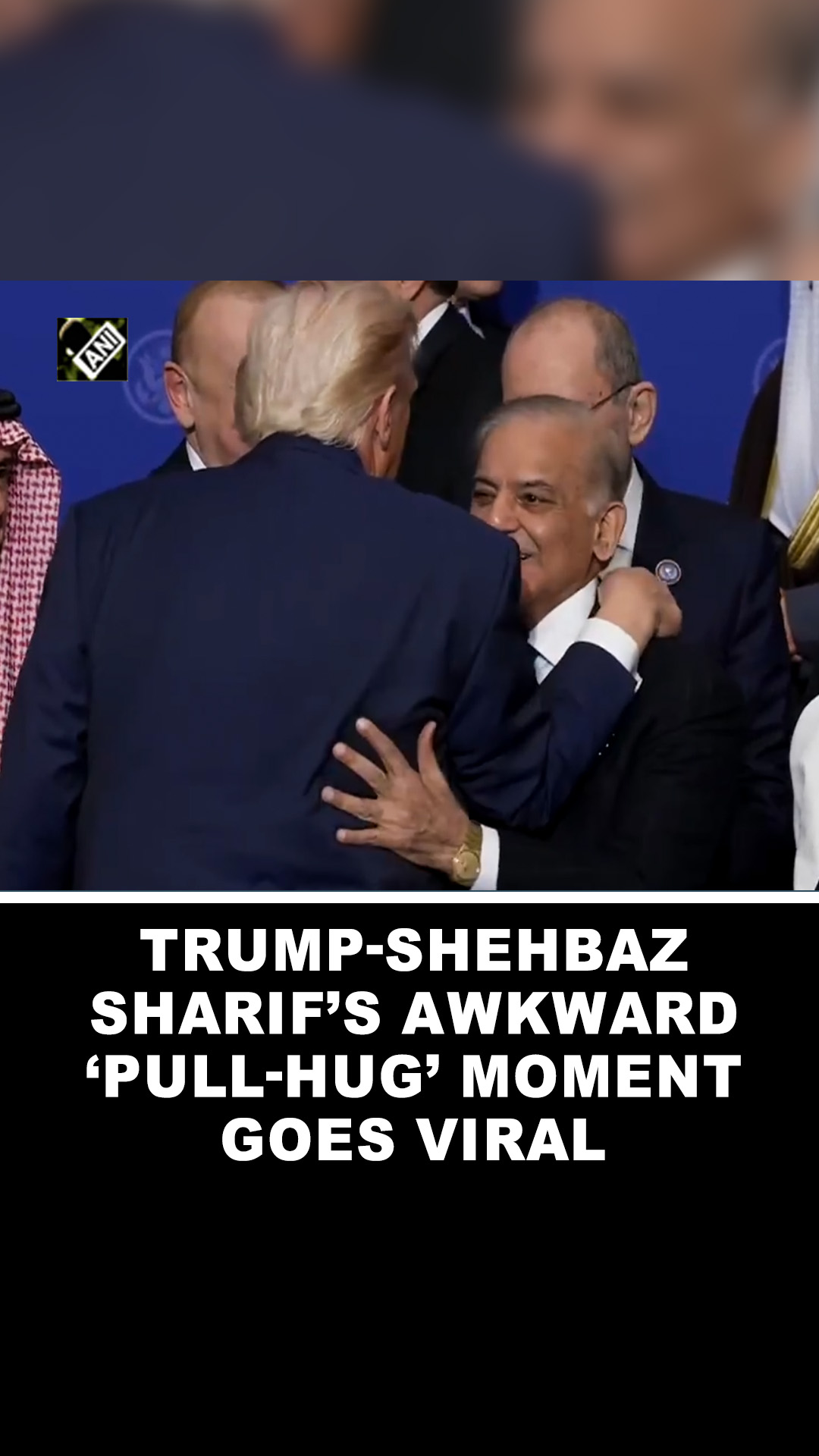 Trump-Shehbaz Sharif’s awkward ‘Pull-Hug’ moment from Board of Peace ...