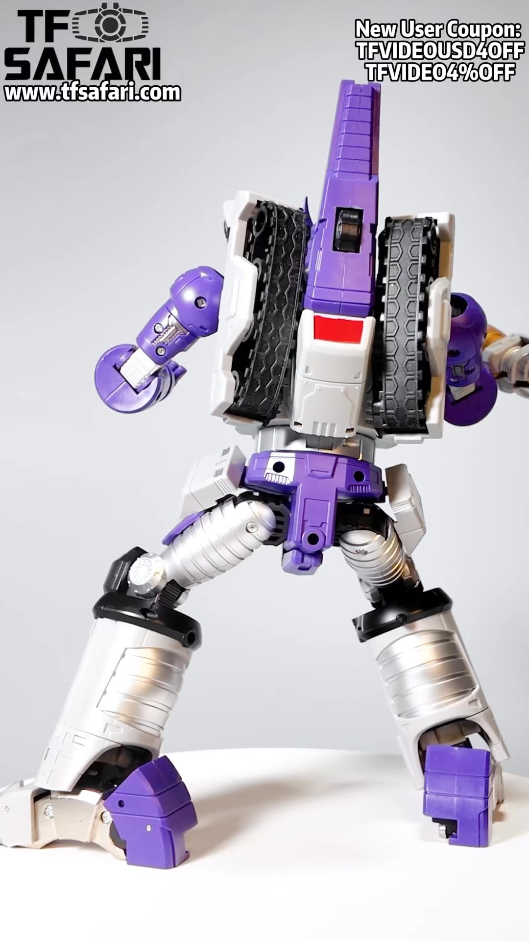 トランスフォーマー メガトロン D-09 Figure showcase Video for DX9 Toys D-09 D09 Tyrant (Not Galvatron
