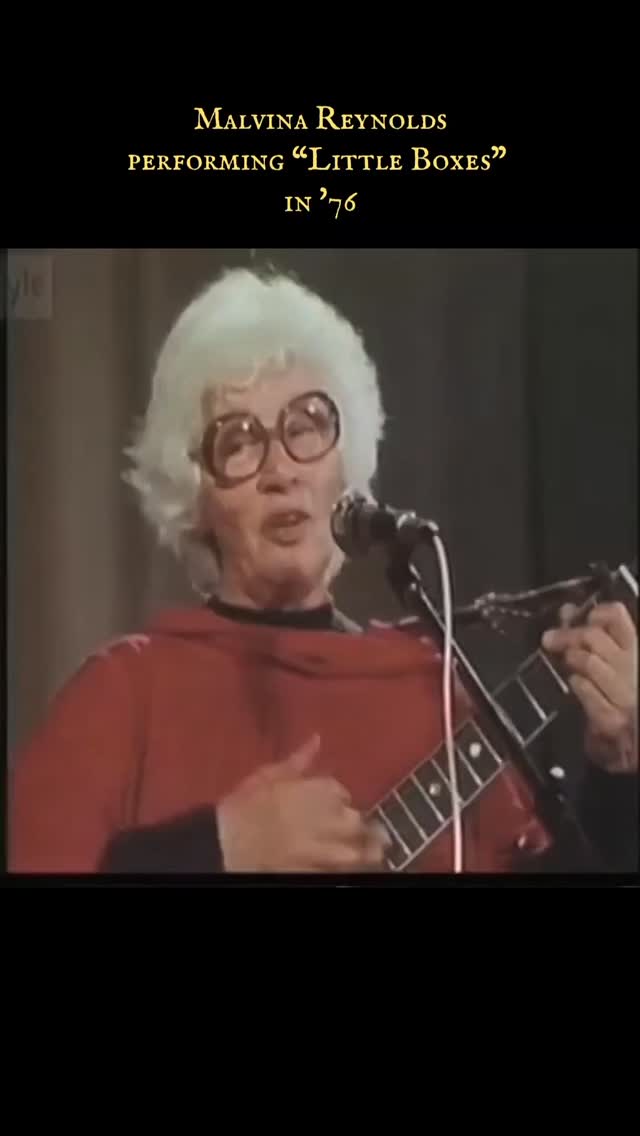 レコード　Malvina Reynolds アメリカンフォーク　貴重盤 Be sure to stay away from little boxes. #malvinareynolds