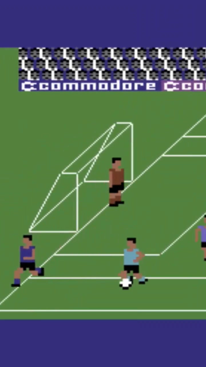 INTERNATIONAL SOCCER, 1983 #commodore #c64 #AI #mobile #computer