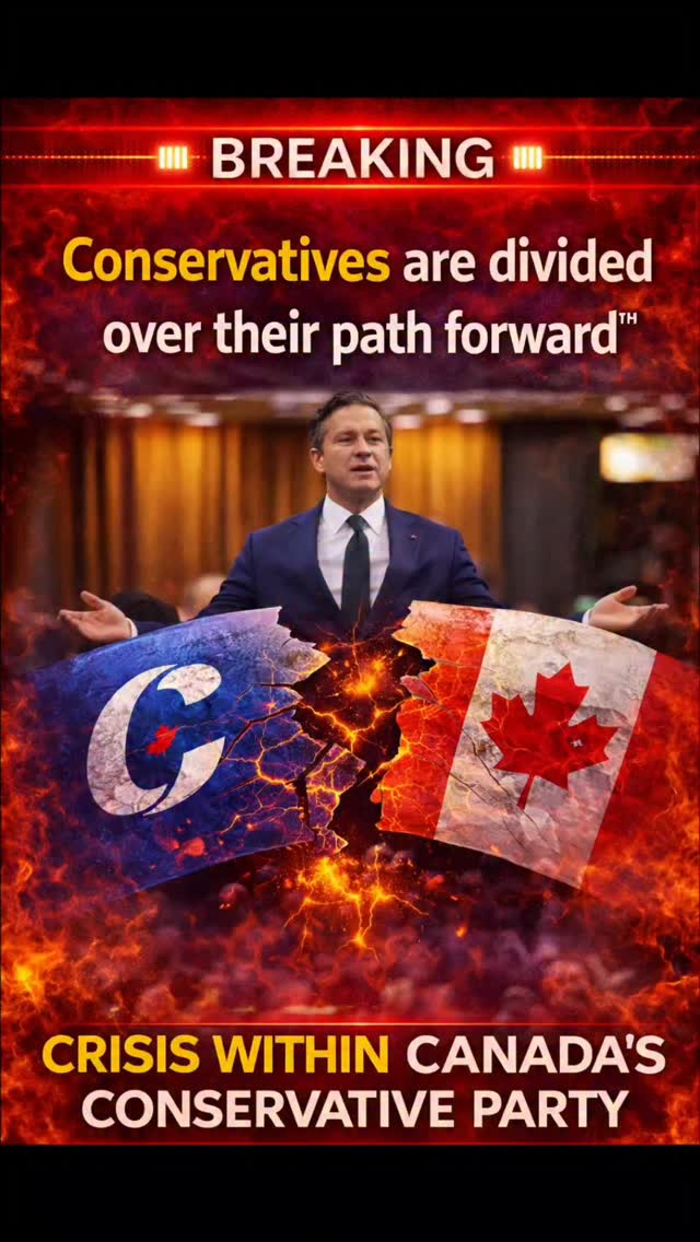 🚨 CANADA POLITICS: A PARTY AT A CROSSROADS 🇨🇦 A new poll is exposing ...