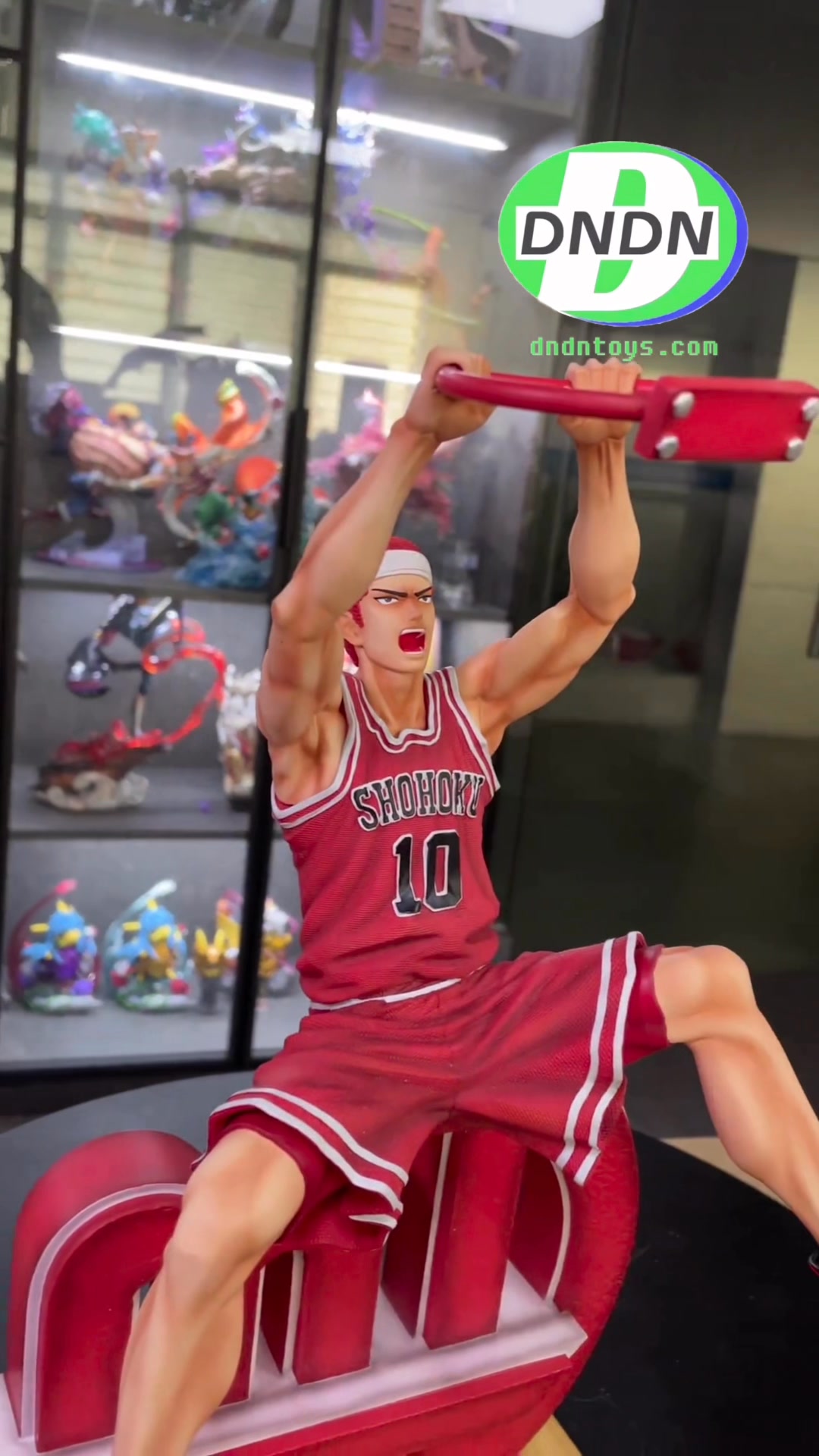 🏀🔥 Blue Dragon Studio – Hanamichi Sakuragi Statue (Slam Dunk