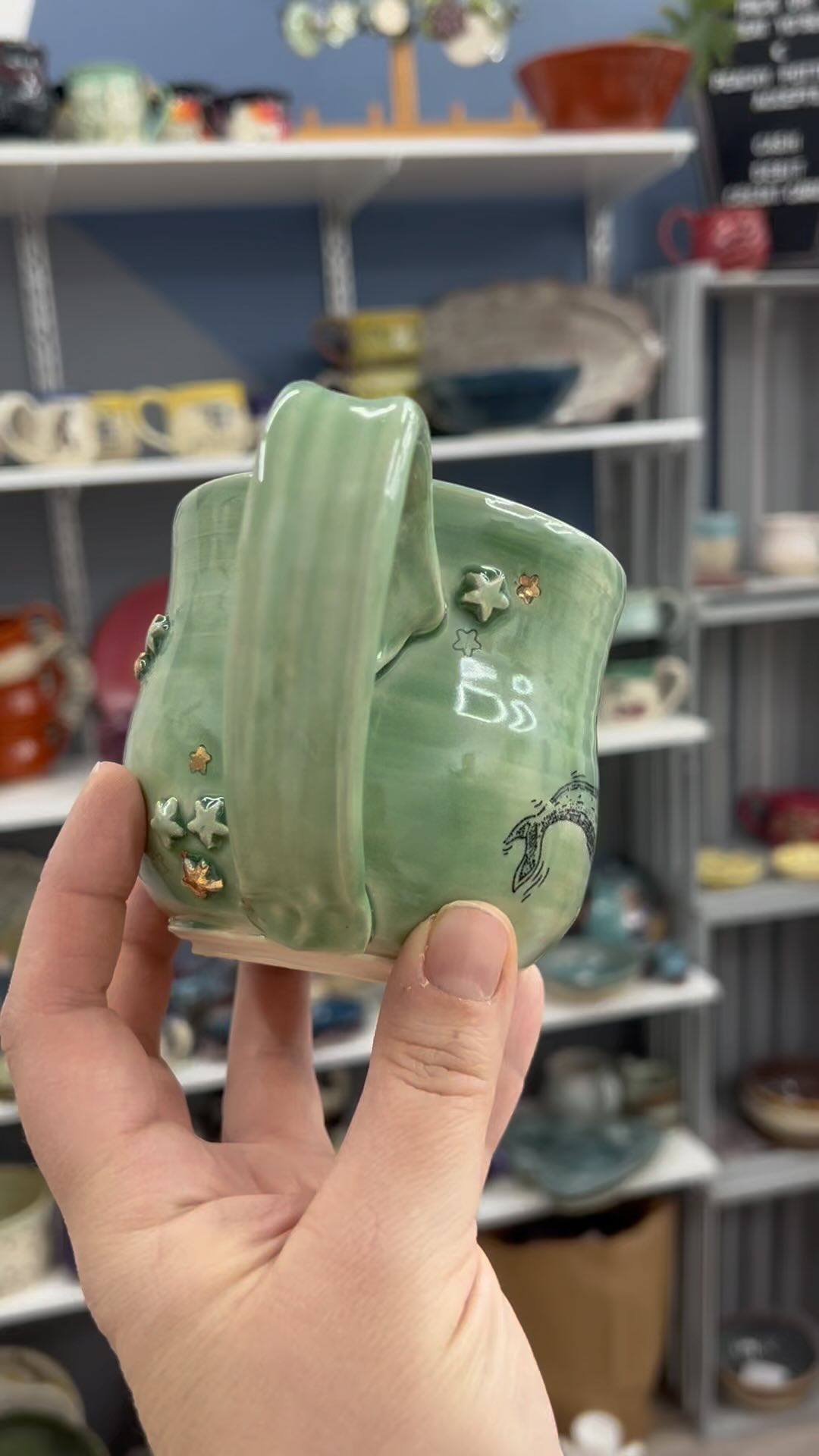 👽👽👽 The Alien Warrior Ceramic Cookie Jar has been restocked