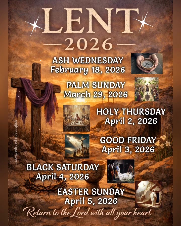 ️Lent is the annual Christian season of preparation before Easter ...
