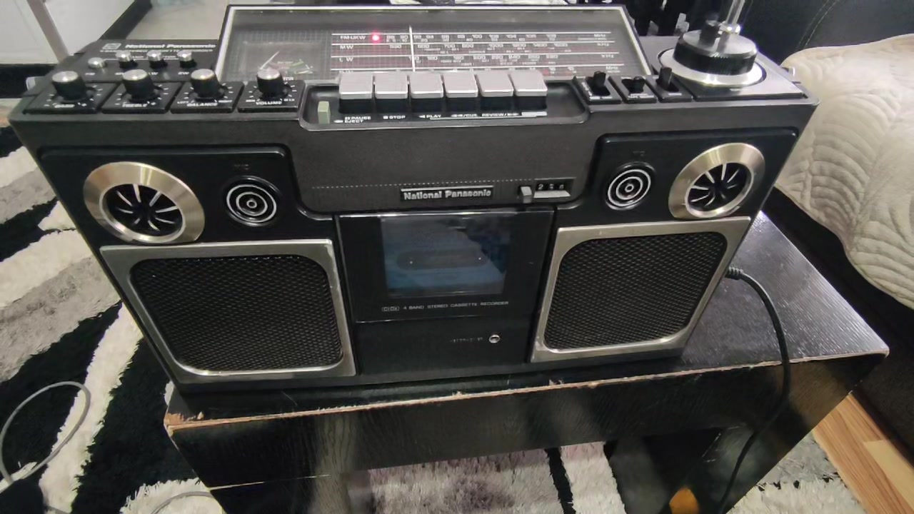 National Panasonic RS-4300TS 4-band stereo cassette recorder