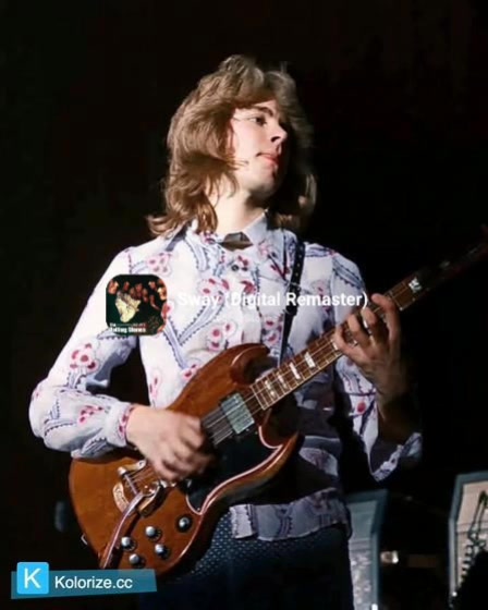 Mick Taylor playing cherry red early-1960s Gibson SG Standard
