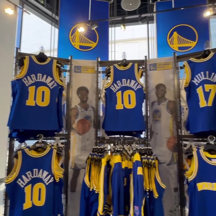Blue and gold all around 🤩 | Warriors Shop