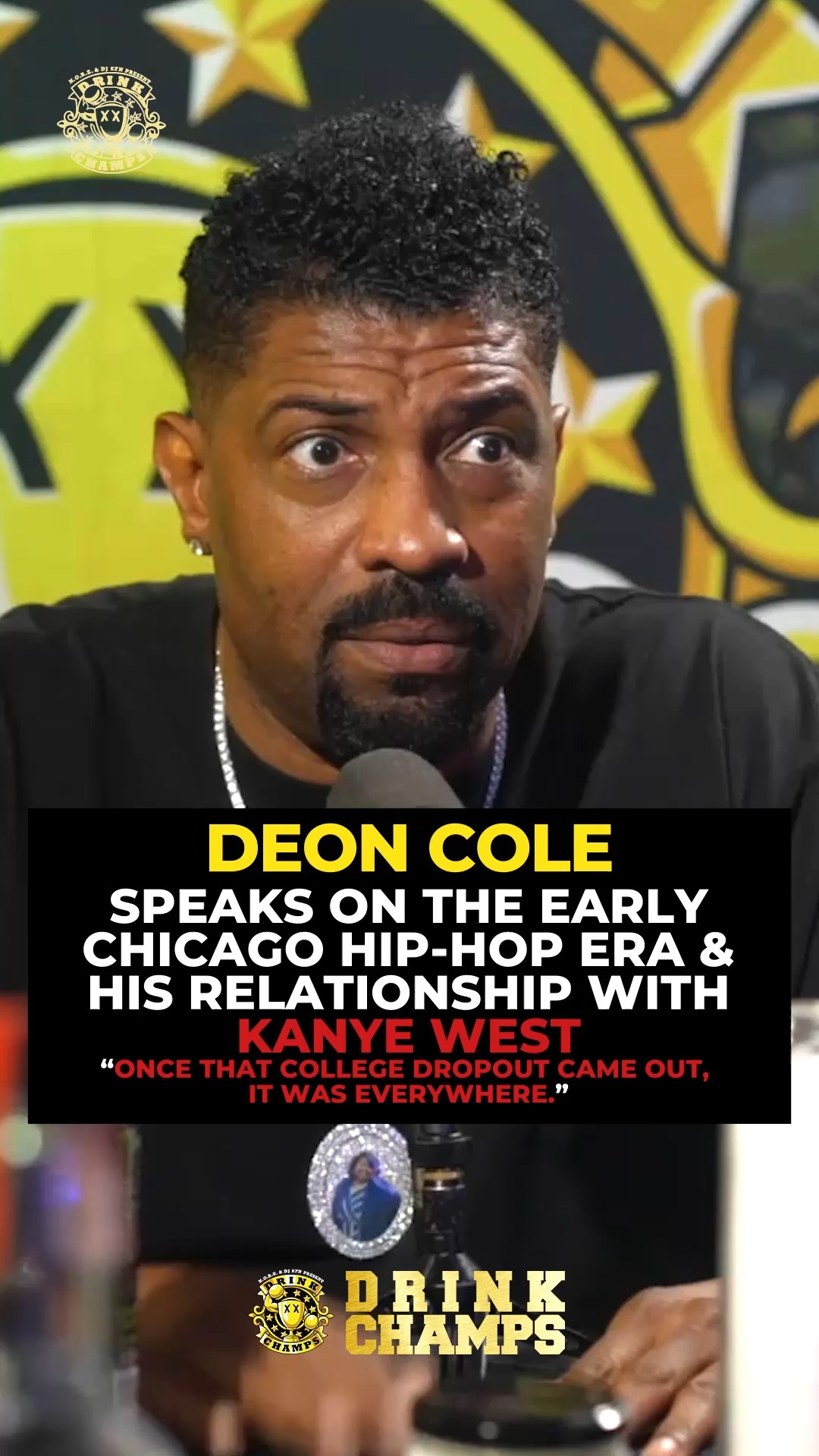 “He wasn’t great like that yet, but the music was crazy.” Deon Cole ...