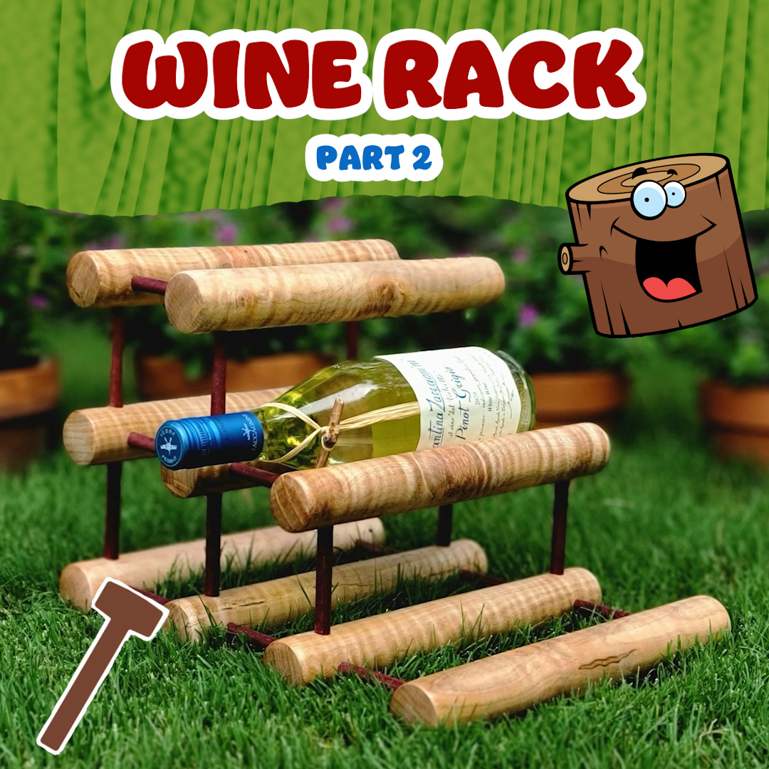 Finishing up my Wine Rack | Woodturning with Tim Yoder | Facebook