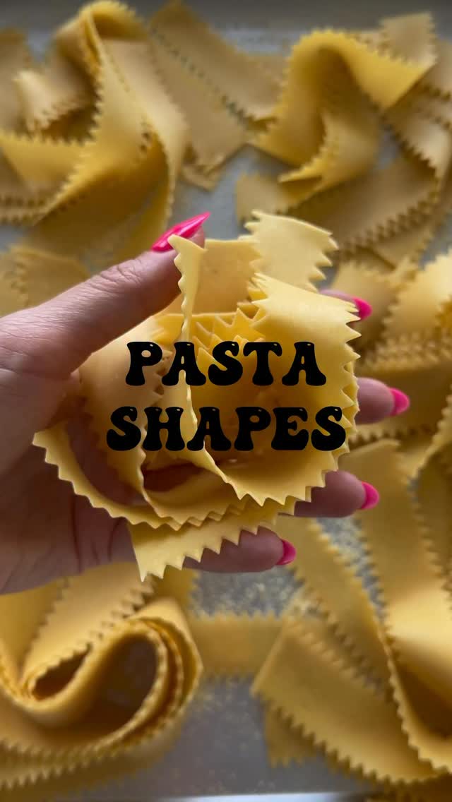 homemade pasta shapes all by me wanna be nonna moment. Save for your ...