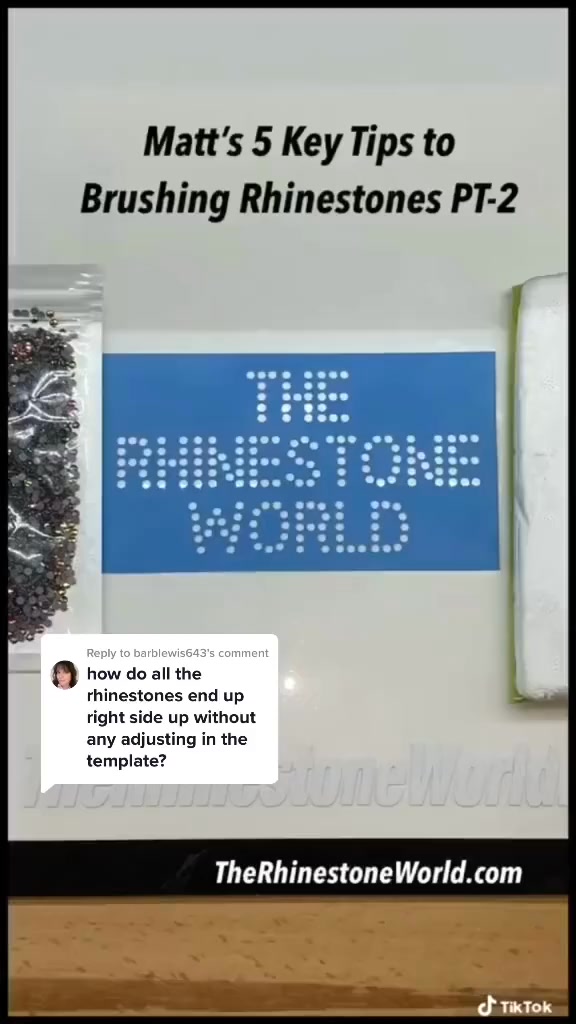 Watch How Rhinestone Templates Turn Simple Designs Into Sparkle Magic ...