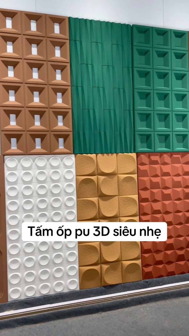Tấm ốp pu 3D siêu nhẹ trang trí tường nội ngoại thất #tamoptuong # ...