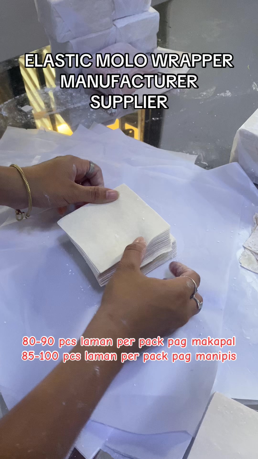 ELASTIC MOLO WRAPPER… | Jv's Molo Wrapper | Facebook