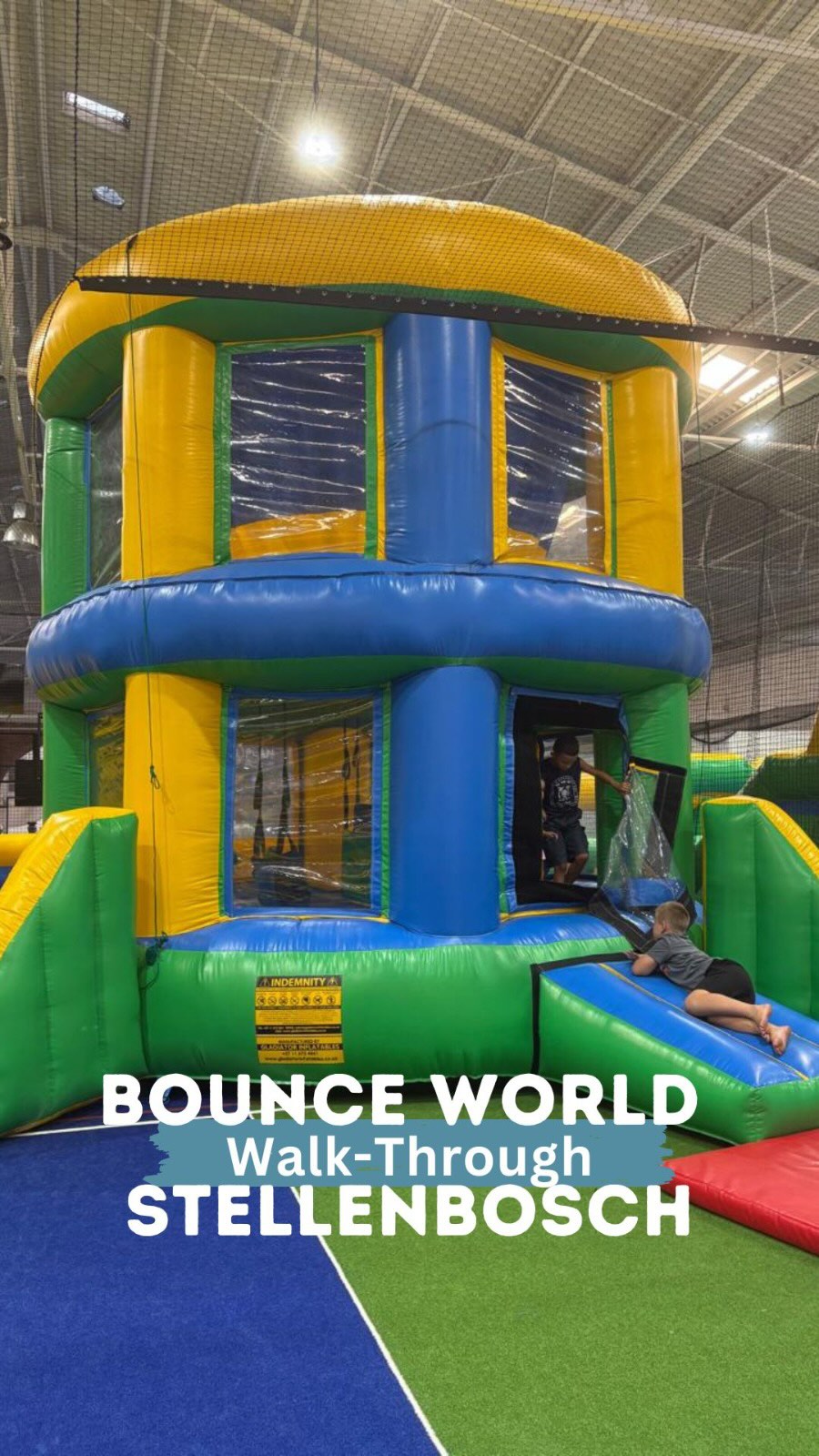 Take a tour with me! Bounce World Stellenbosch opened in September 2025 ...
