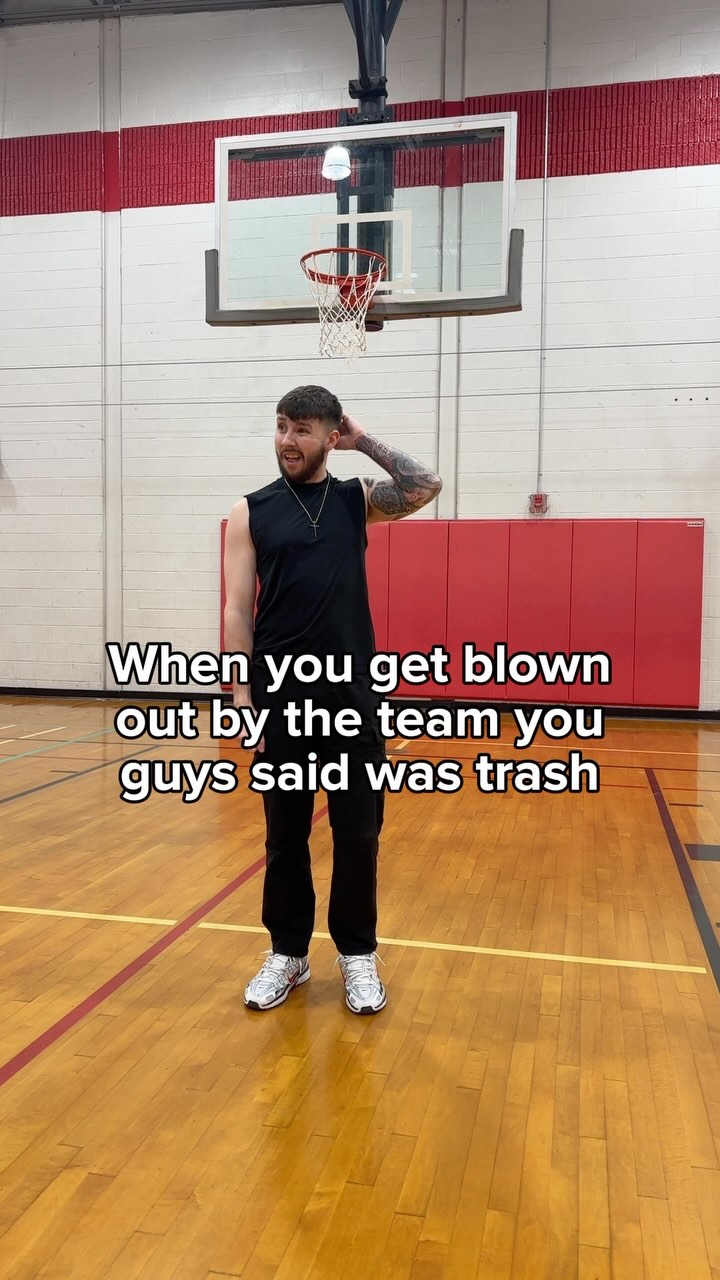 Getting blown out by the team you said was trash💀😭 • • • • #basketball ...