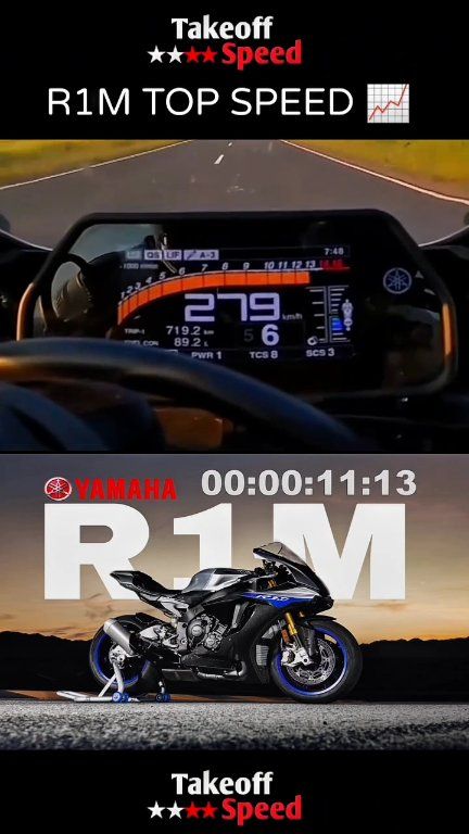 Takeoff Speed - Yamaha R1M Top Speed⚡ #yamaha #yamahar1m... | Facebook