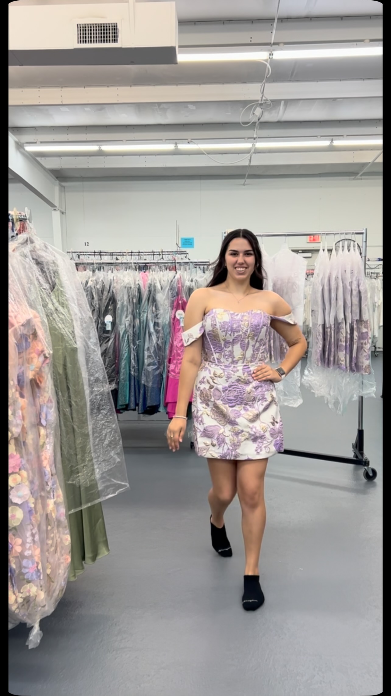 Lilac love 💜. Your next #homecoming look just landed!i, #bayouadressforless #hoco #hocodress #formal | Bayou A Dress For Less