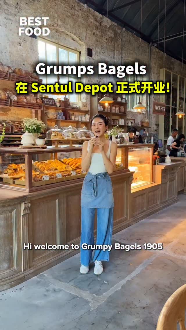 Grumpy Bagels 今天在 Sentul Depot 正式开张! 📍 @grumpybagels Grumpy Bagels 1905 ...