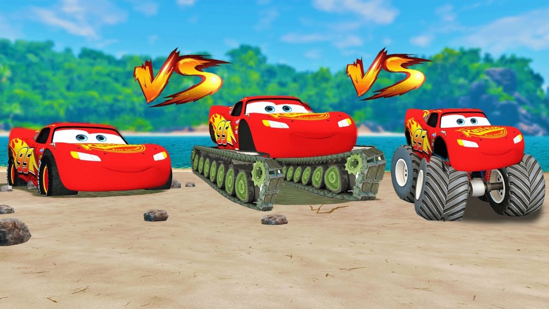 Lightning Mcqueen Monster Truck Scene