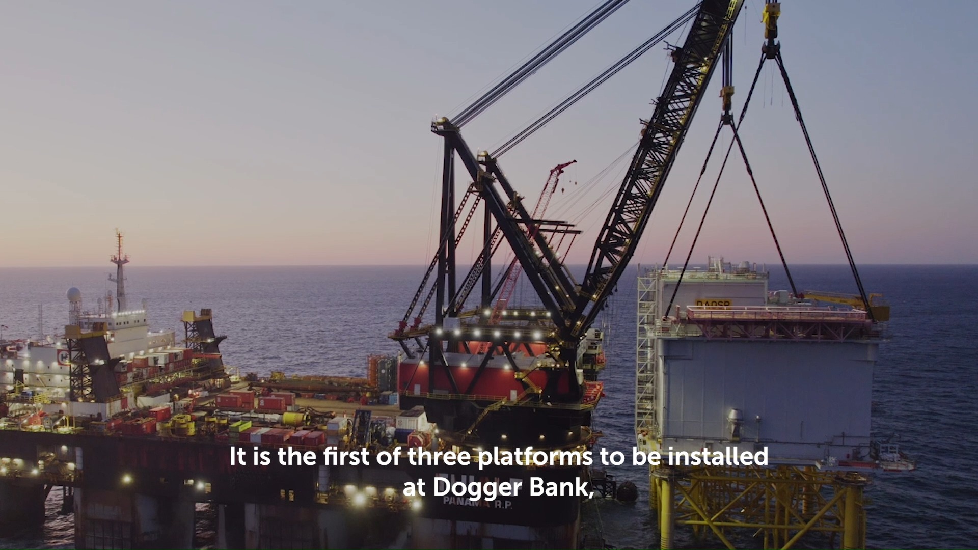 Dogger Bank A is safely installed on the jacket at Dogger Bank Wind ...