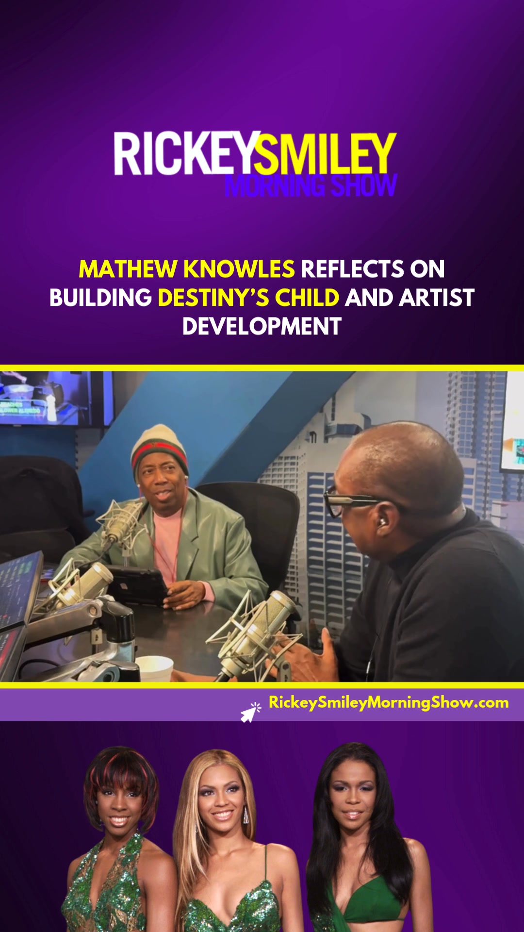 #MathewKnowles joined Rickey Smiley Morning Show to reflect on building ...