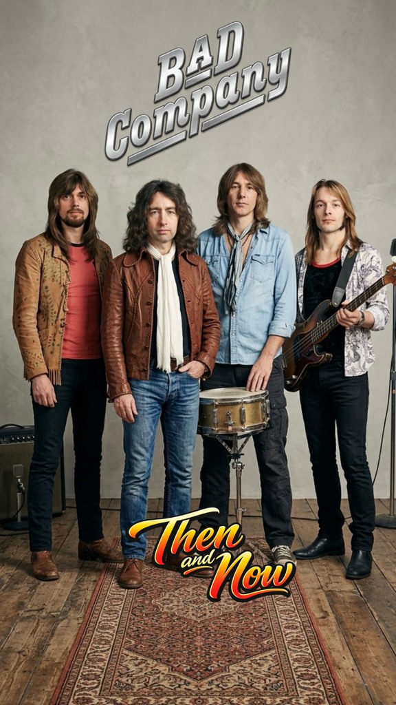 Bad Company 1973-2026 (Then and Now) #badcompany #PaulRodgers 